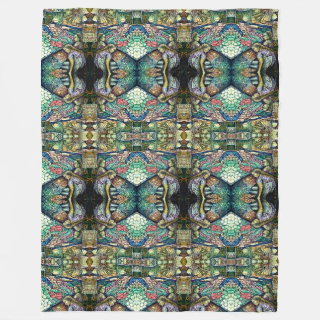 Enceladus Fleece Blanket (Front)