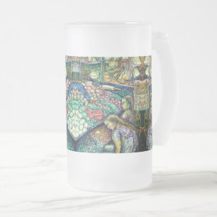 Enceladus Frosted Glass Beer Mug