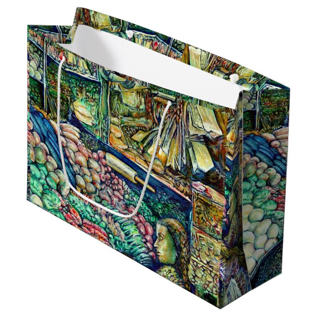 Enceladus Large Gift Bag (Front Angled)