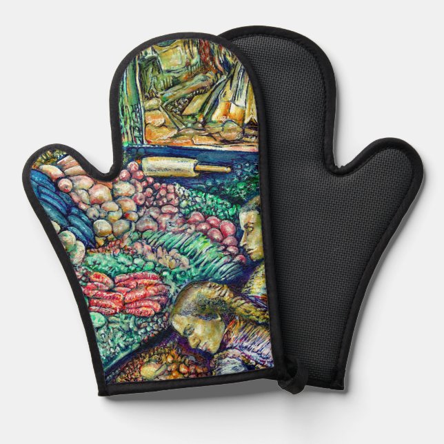 Enceladus Oven Mitt (Front/Back)