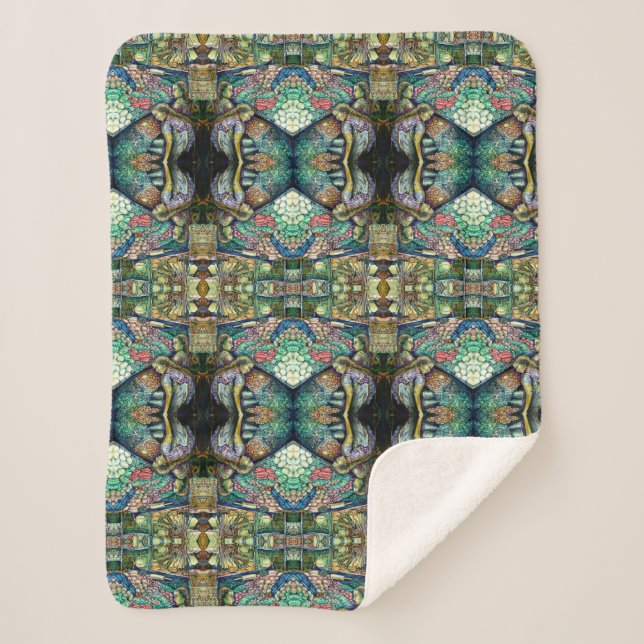 Enceladus Sherpa Blanket (Front)