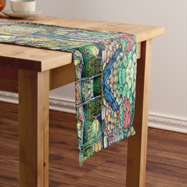Enceladus Short Table Runner (In Situ)