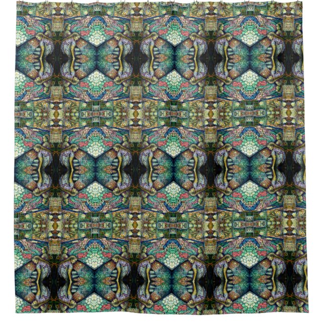 Enceladus Shower Curtain (Front)