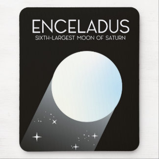 Enceladus Space Art. Mouse Mat