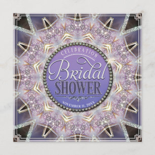 Enchant Lilac Mandala Light Bridal Shower Invite