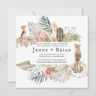 Enchanted African Safari   Boho Botanical Wedding