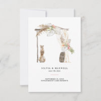 Enchanted African Safari Wedding Save the Date