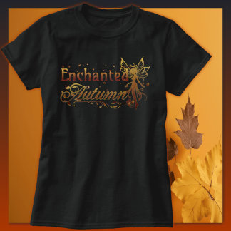 Enchanted Autumn Fairy Adult T-Shirt