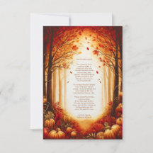 Enchanted Autumn Harvest Silhouette Wedding