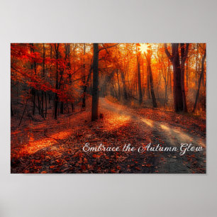Enchanted Autumn Trail Poster