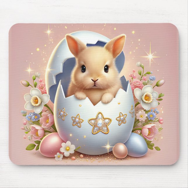 Enchanted Baby Bunny Mouse Mat (Front)