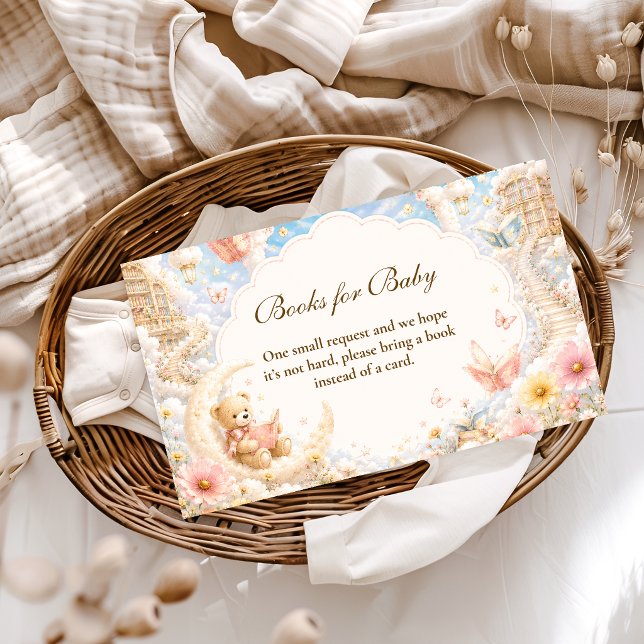Enchanted Bear Clouds Books for Baby Enclosure Card (Creator Uploaded)