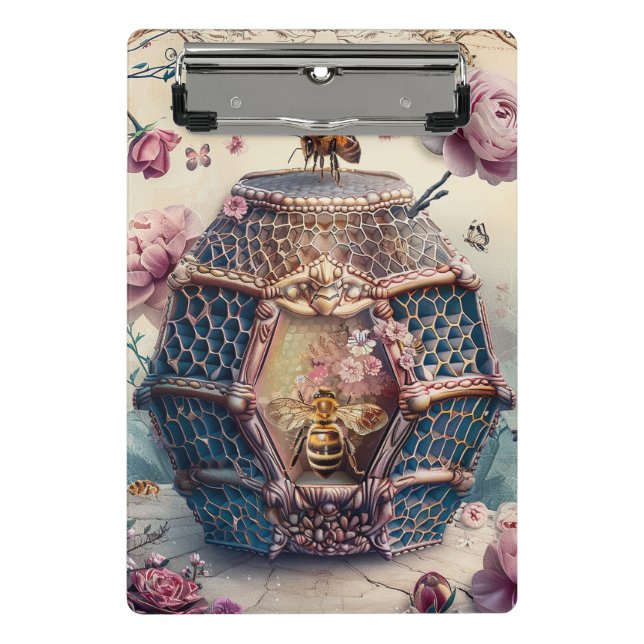 Enchanted Bee Garden Fantasy (11) Mini Clipboard (Front)