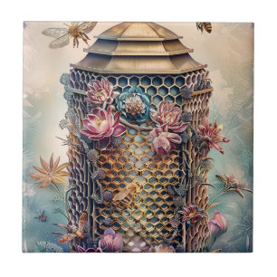 Enchanted Bee Garden Fantasy (1) Tile