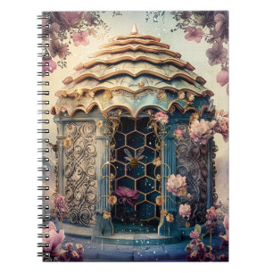 Enchanted Bee Garden Fantasy (3) Notebook