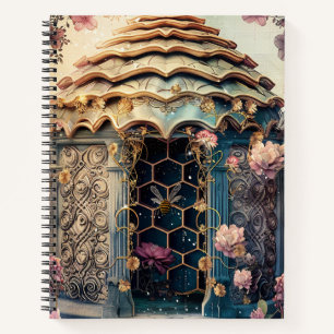 Enchanted Bee Garden Fantasy (3) Notebook