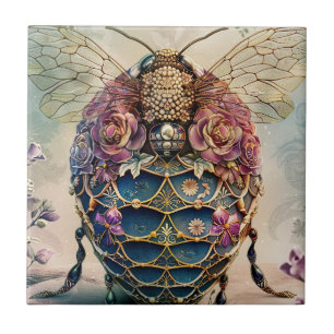 Enchanted Bee Garden Fantasy (4) Tile