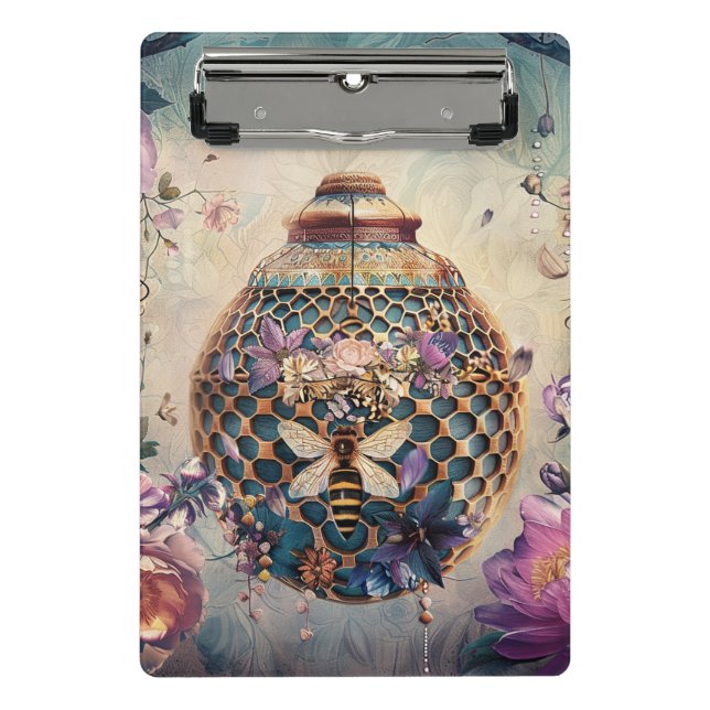 Enchanted Bee Garden Fantasy (6) Mini Clipboard (Front)