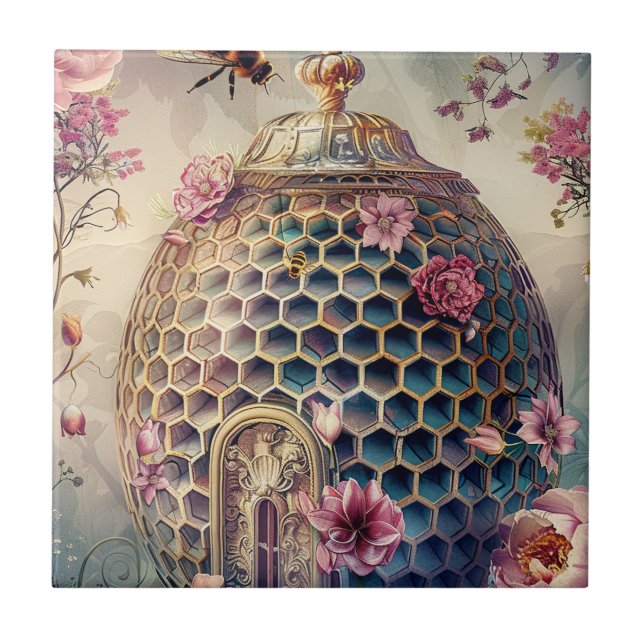 Enchanted Bee Garden Fantasy (7) Tile (Front)