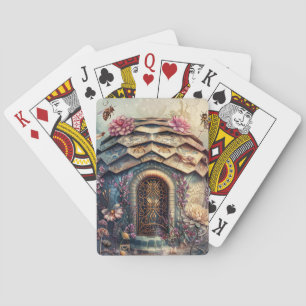 Enchanted Bee Garden Fantasy (8) Playing Cards