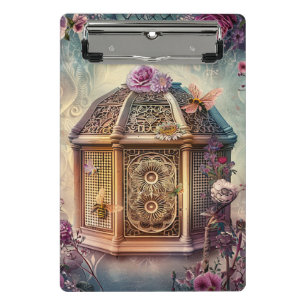 Enchanted Bee Garden Fantasy (9) Mini Clipboard