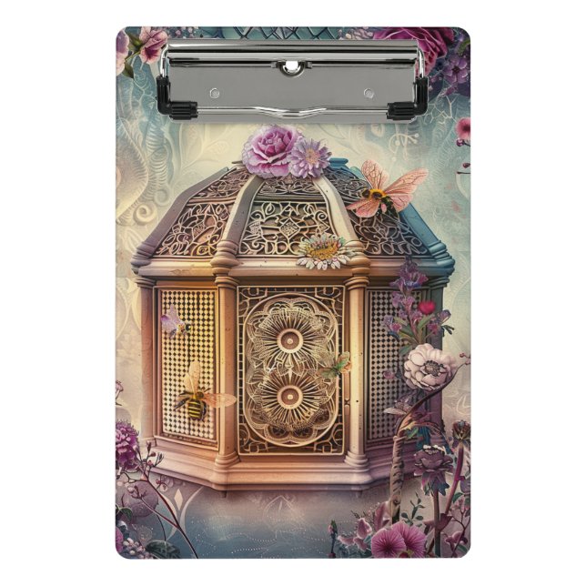 Enchanted Bee Garden Fantasy (9) Mini Clipboard (Front)