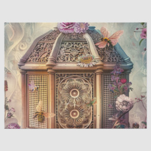 Enchanted Bee Garden Fantasy (9) Tissue Paper