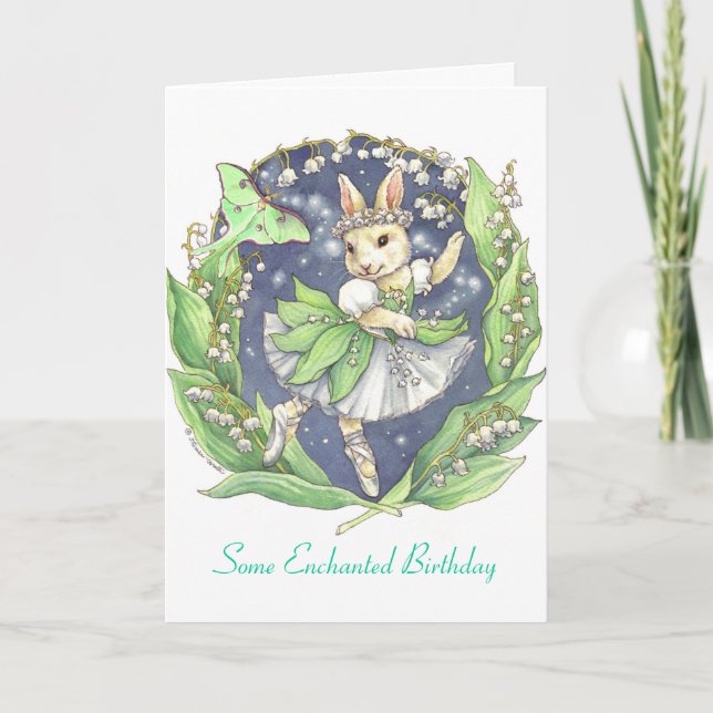 Enchanted Birthday card (Front)