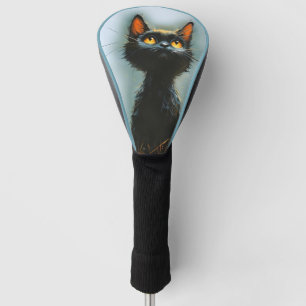 Enchanted Black Cat Golf Head Cover