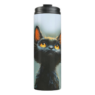 Enchanted Black Cat Thermal Tumbler