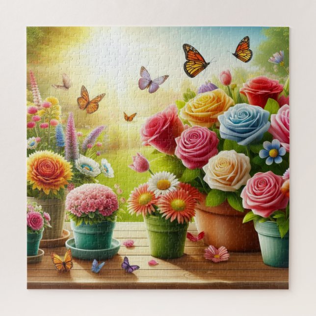 Enchanted Blooms Jigsaw Puzzle (Vertical)