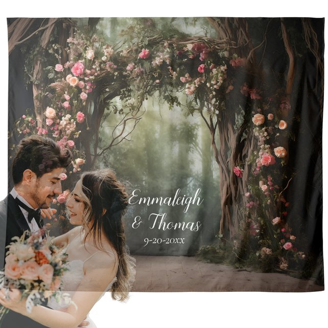 Enchanted Blossom Canopy Arch Tapestry (Creator Uploaded)