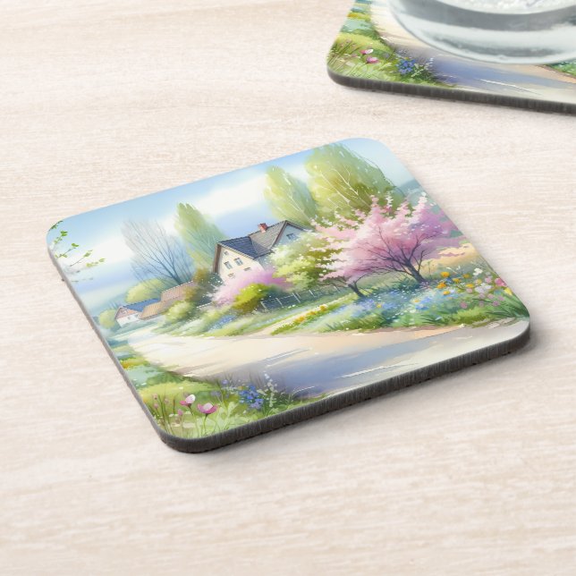 Enchanted Blossom Country Lane Coaster (Left Side)