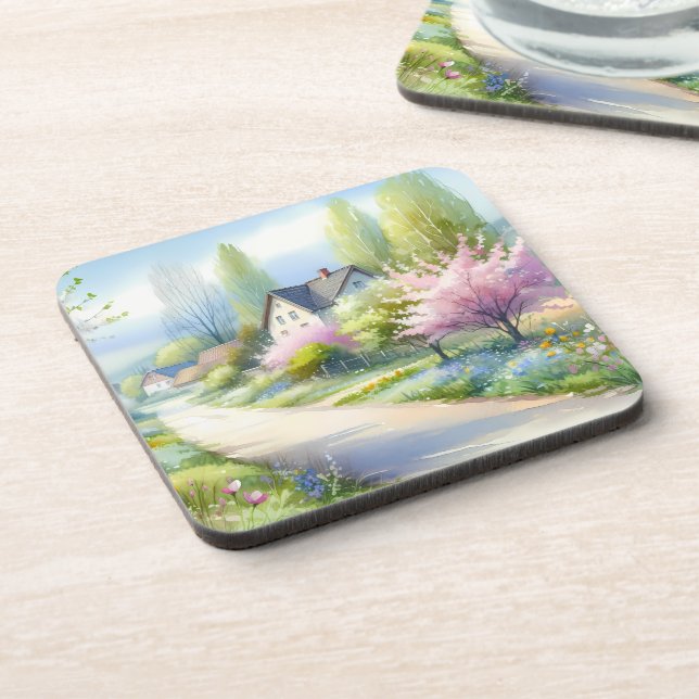 Enchanted Blossom Country Lane Coaster (Left Side)