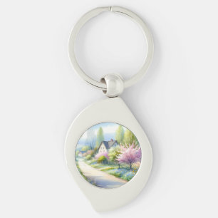 Enchanted Blossom Country Lane Key Ring
