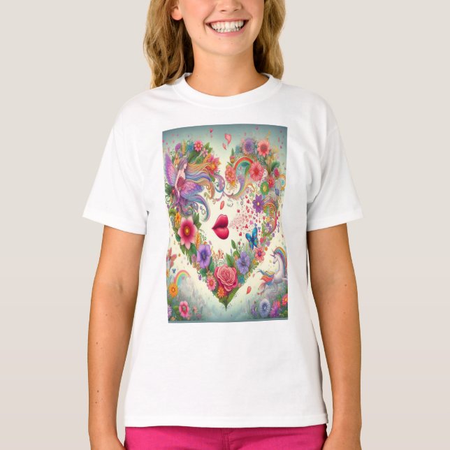 Enchanted Blossom Fantasy T-Shirt (Front)