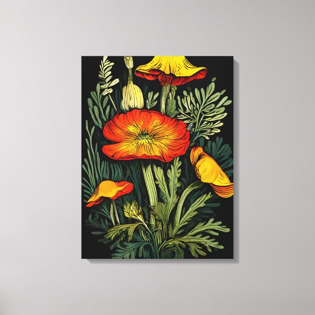 Enchanted Blossoms Canvas Print (Front)
