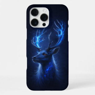 Enchanted Blue Stag iPhone 16 Pro Max Case