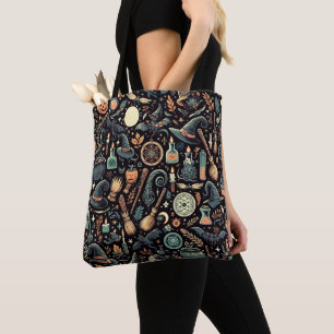 Enchanted Botanica: Magical Herbs & Witchcraft Tote Bag