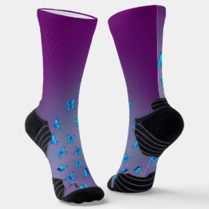 Enchanted Butterflies Athletic Crew Sock