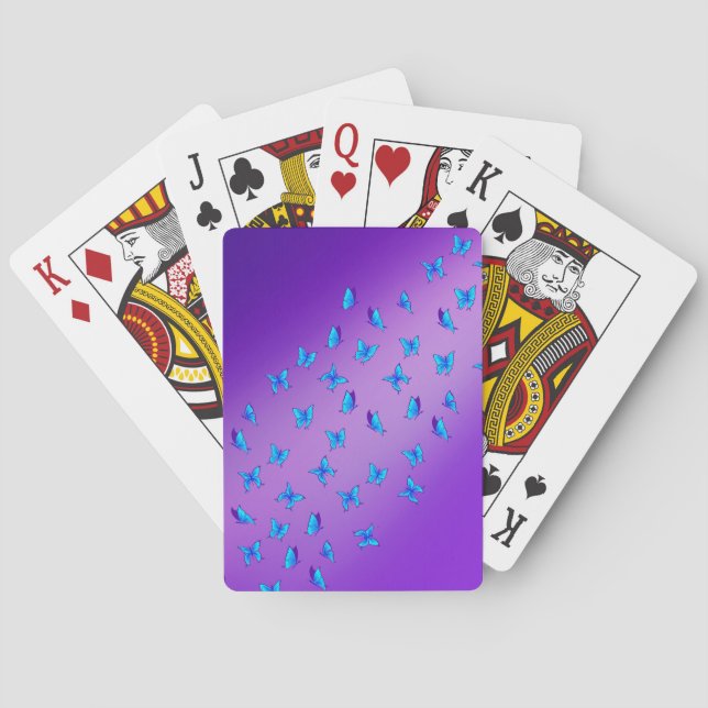 Enchanted Butterflies Playing Cards (Back)