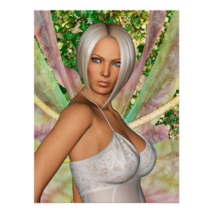 Enchanted Butterfly Fairy Poster