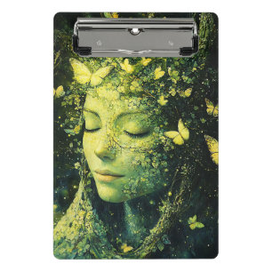Enchanted Butterfly Forest Goddess (3) Mini Clipboard
