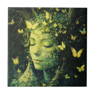 Enchanted Butterfly Forest Goddess (3) Tile