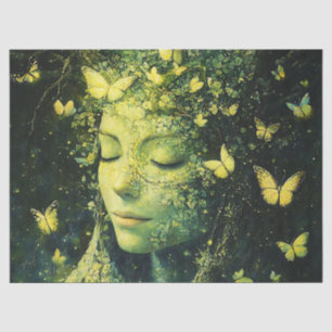 Enchanted Butterfly Forest Goddess (3) Tissue Paper