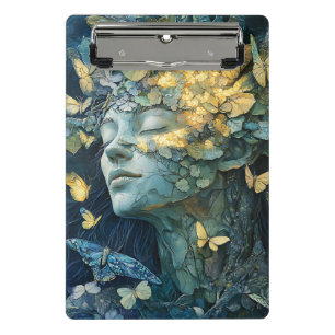Enchanted Butterfly Forest Goddess (4) Mini Clipboard