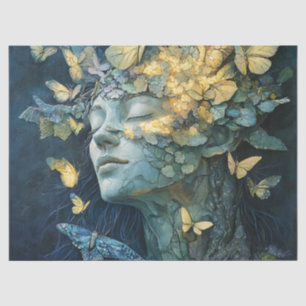 Enchanted Butterfly Forest Goddess (4) Tissue Paper