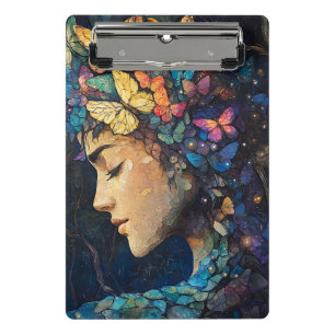 Enchanted Butterfly Forest Goddess (5) Mini Clipboard