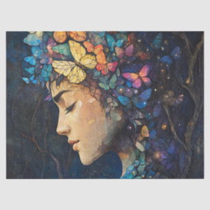 Enchanted Butterfly Forest Goddess (5) Tissue Paper