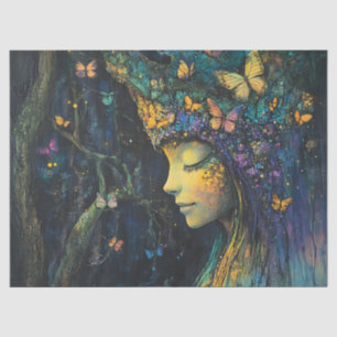 Enchanted Butterfly Forest Goddess (6) Tissue Paper